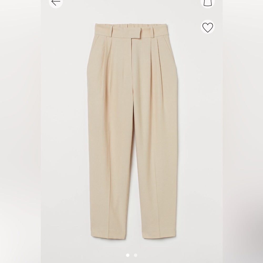 H&M pleated dress pants